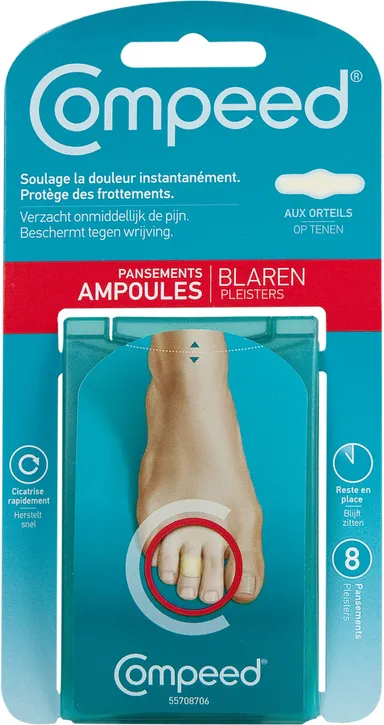 Compeed Ampoules Aux Orteils Pans Extra Petit 8