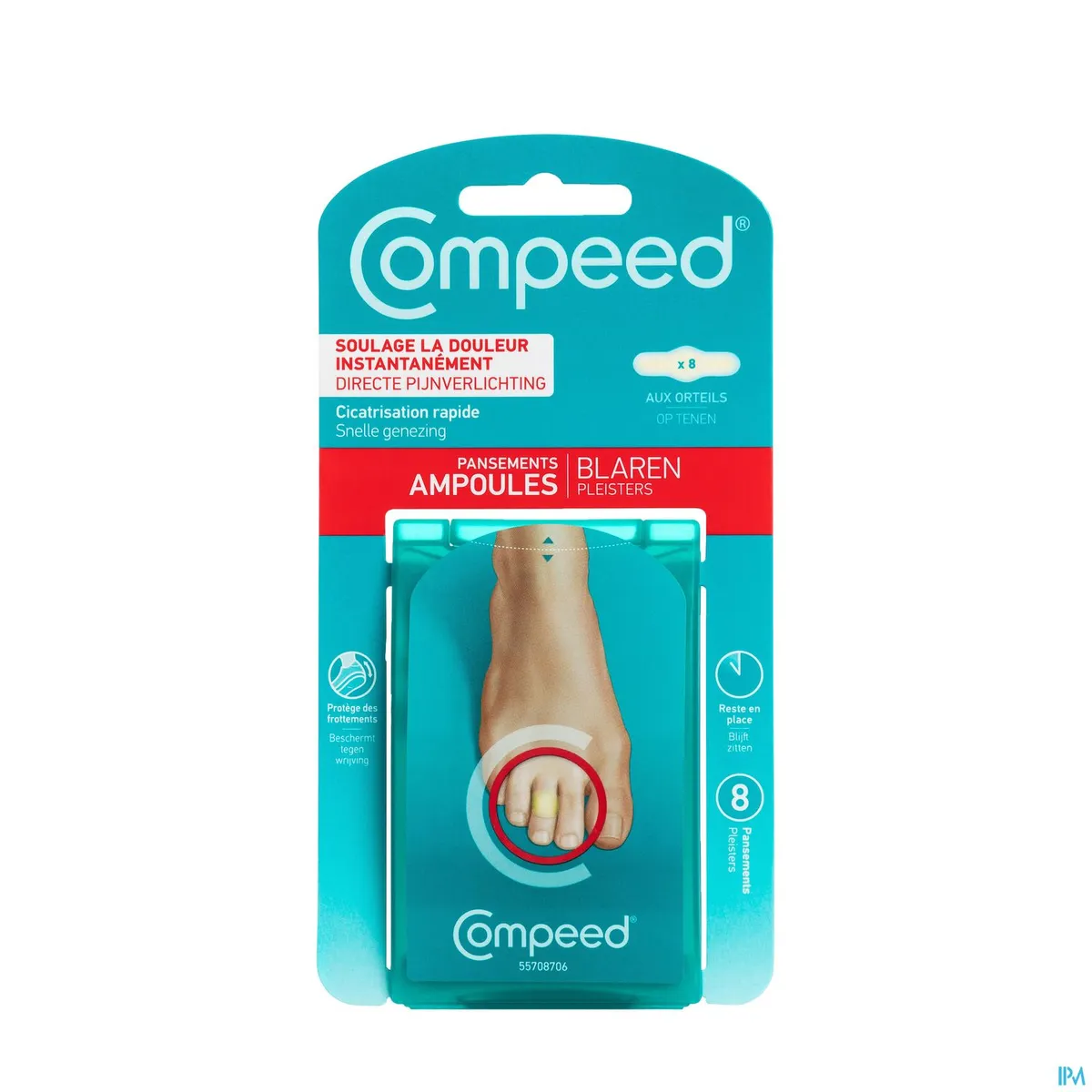 Compeed blaren op tenen extraklein 8