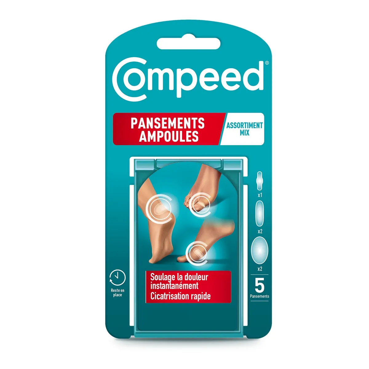 Compeed 5 Pansements Ampoules MixPack