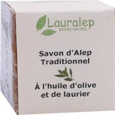 Lauralep Savon d'Alep Traditionnel Laurier Syrie 180g