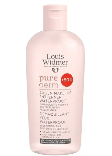 Louis Widmer Purederm Démaquillant Yeux Waterproof Sans Parfum 150ml