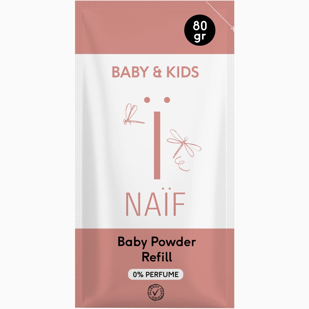 Naïf Babypoeder 80g Navulling