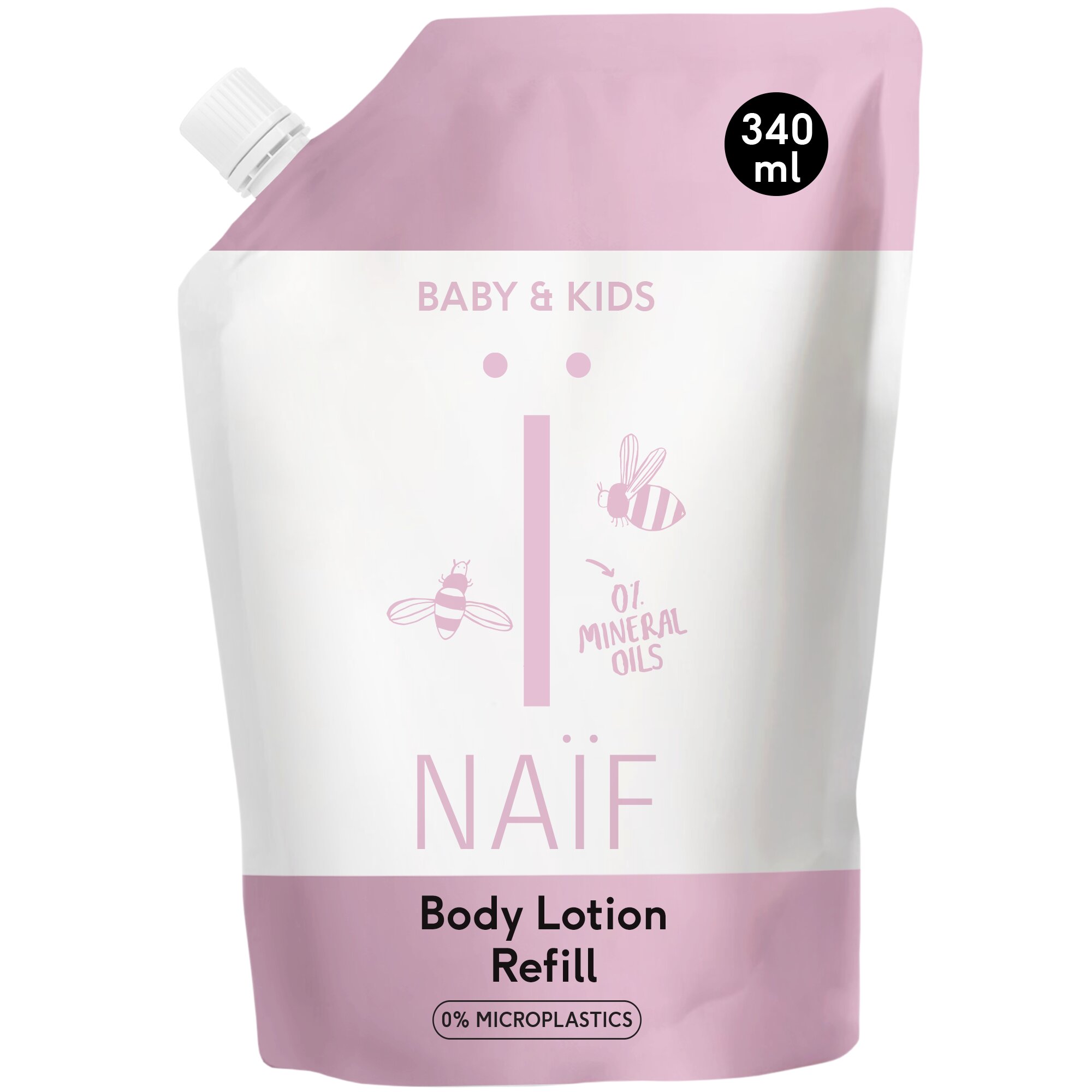 Naïf Baby & Kids Verzachtende Bodylotion Navulling 340ml - Naif