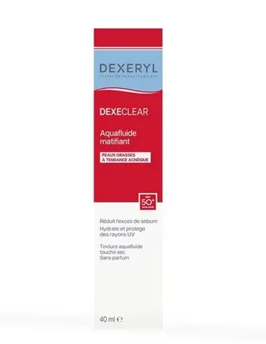 Dexeryl Dexeclear Aquafluide Matifiant SPF50+ 40ml