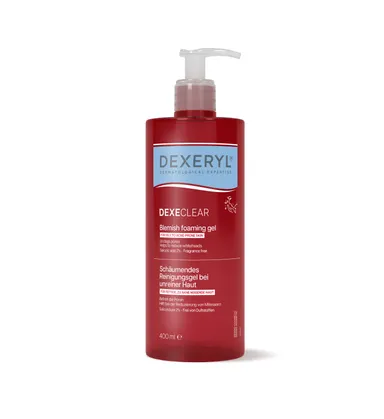 Dexeryl Dexeclear Schuimende Gel tegen Onzuiverheden 400ml