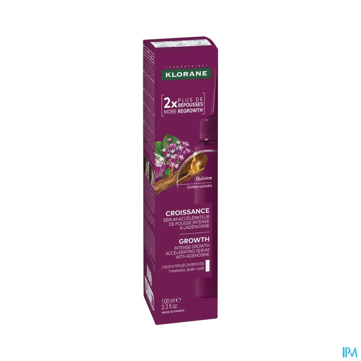 Klorane Quinine Groeiversnellend Serum met Adenosine 100 ml