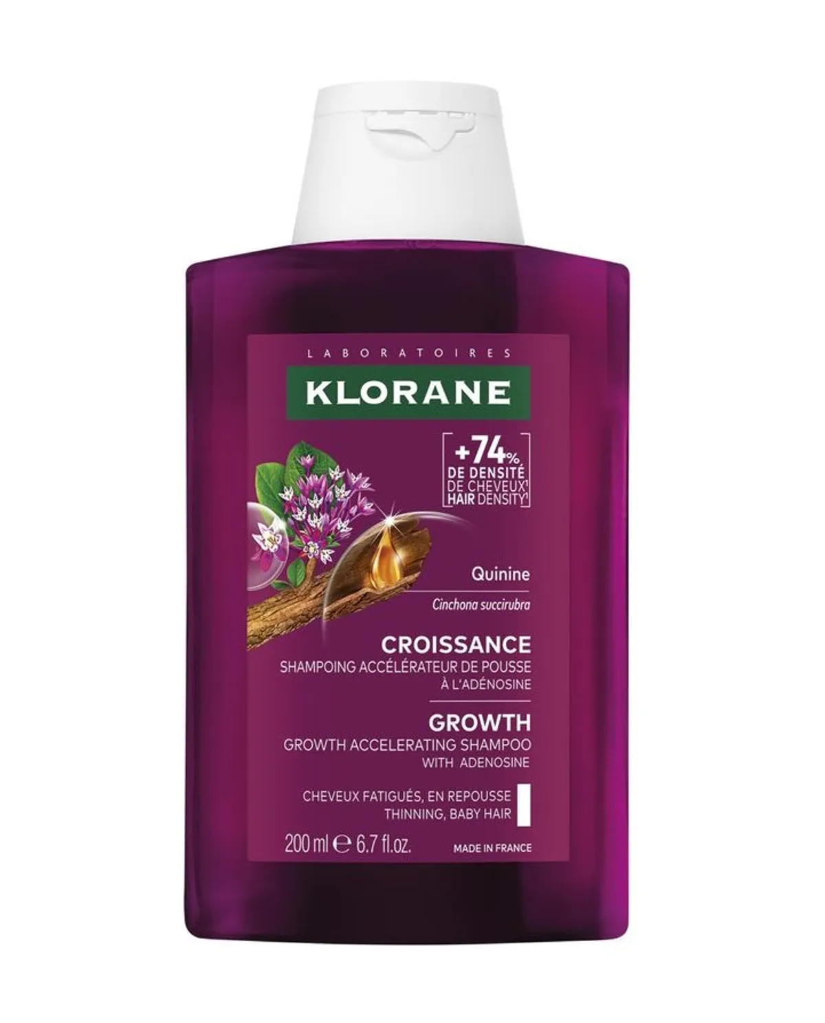 Klorane Quinine Groei Shampoo 200 ml