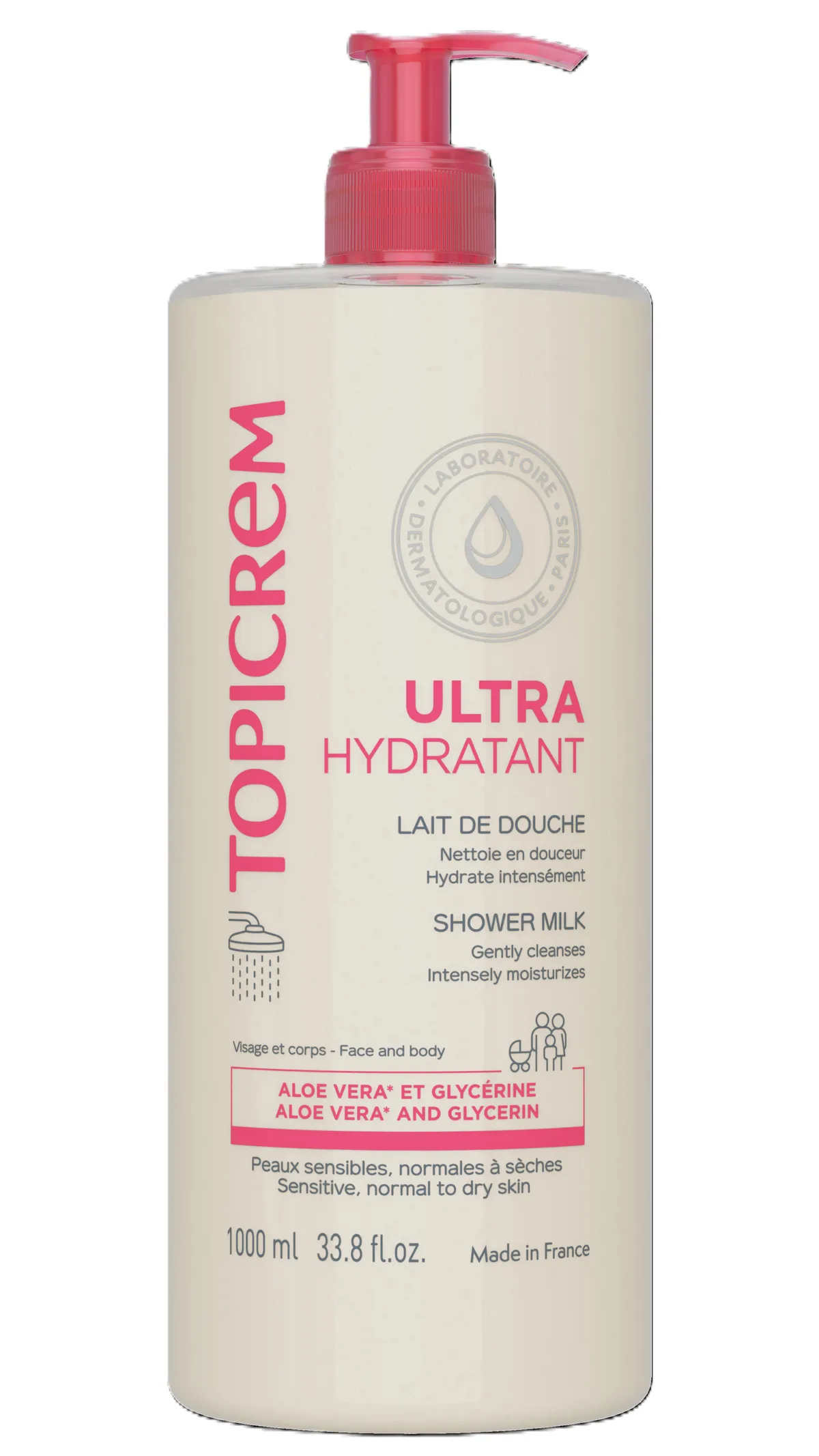 Topicrem Ultra Hydratant Huile de Douche 1L
