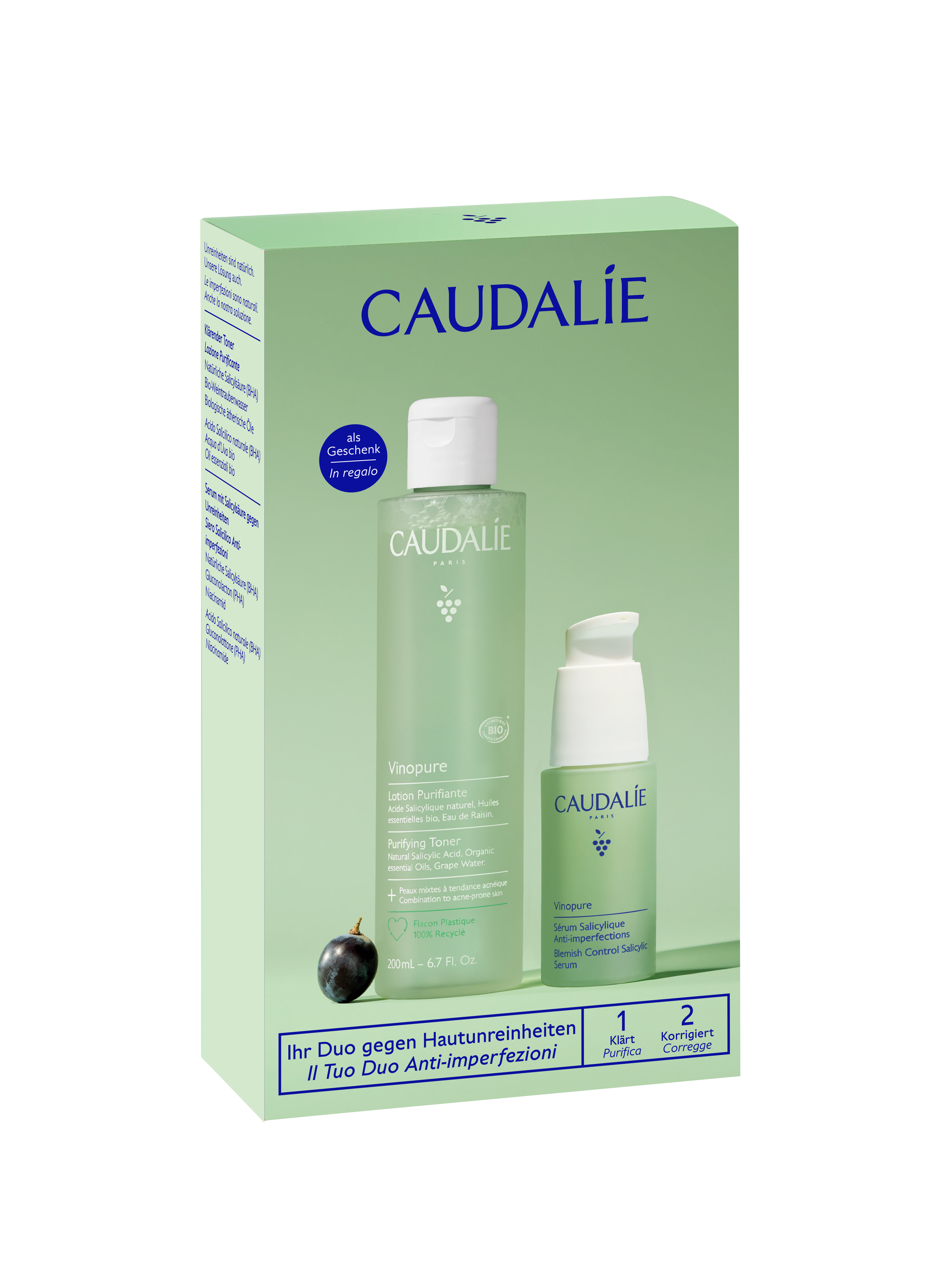 CAUDALIE VINOPURE SET SERUM & ZUIVERENDE LOTION 2026 - Caudalie