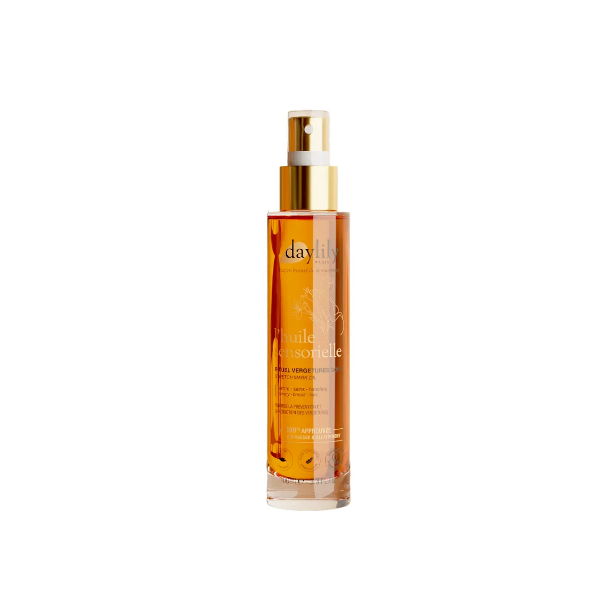 Daylily Paris De Sensorische Olie Stretch Mark Oil 100ml