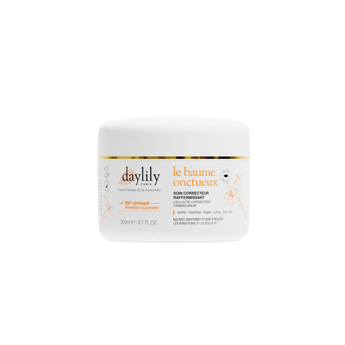 Daylily Paris Le Baume Onctueux Soin Correcteur Raffermissant 200ml