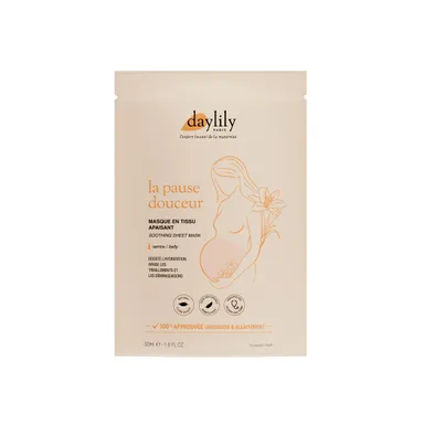 Daylily Paris Masque Tissus Apaisant Ventre La Pause Douceur 50ml