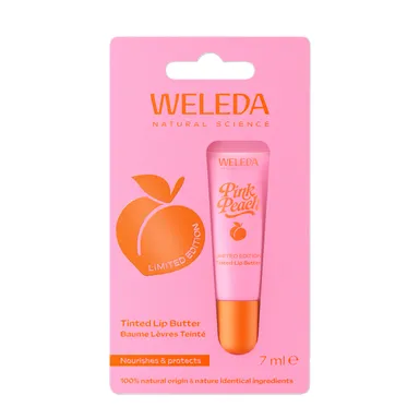 Weleda Pink Peach Getinte Lippenbalsem Limited Edition 7 ml