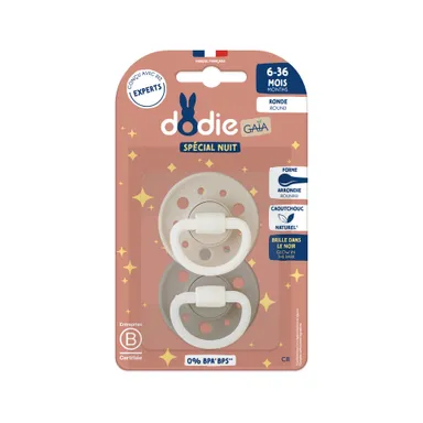 Dodie Fopspenen Gaia + 6M Duo Maanlicht