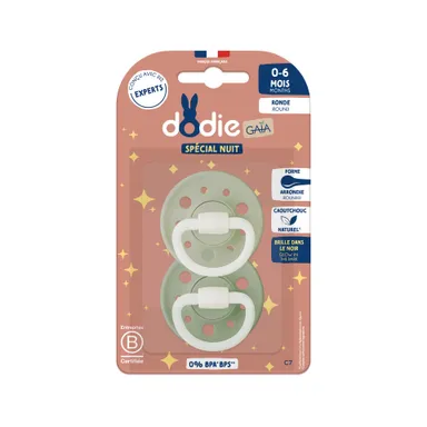 Dodie Sucettes Gaia 0-6M Duo Jardin de Nuit