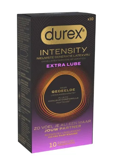 Durex Intensity Extra Lube 10 Préservatifs