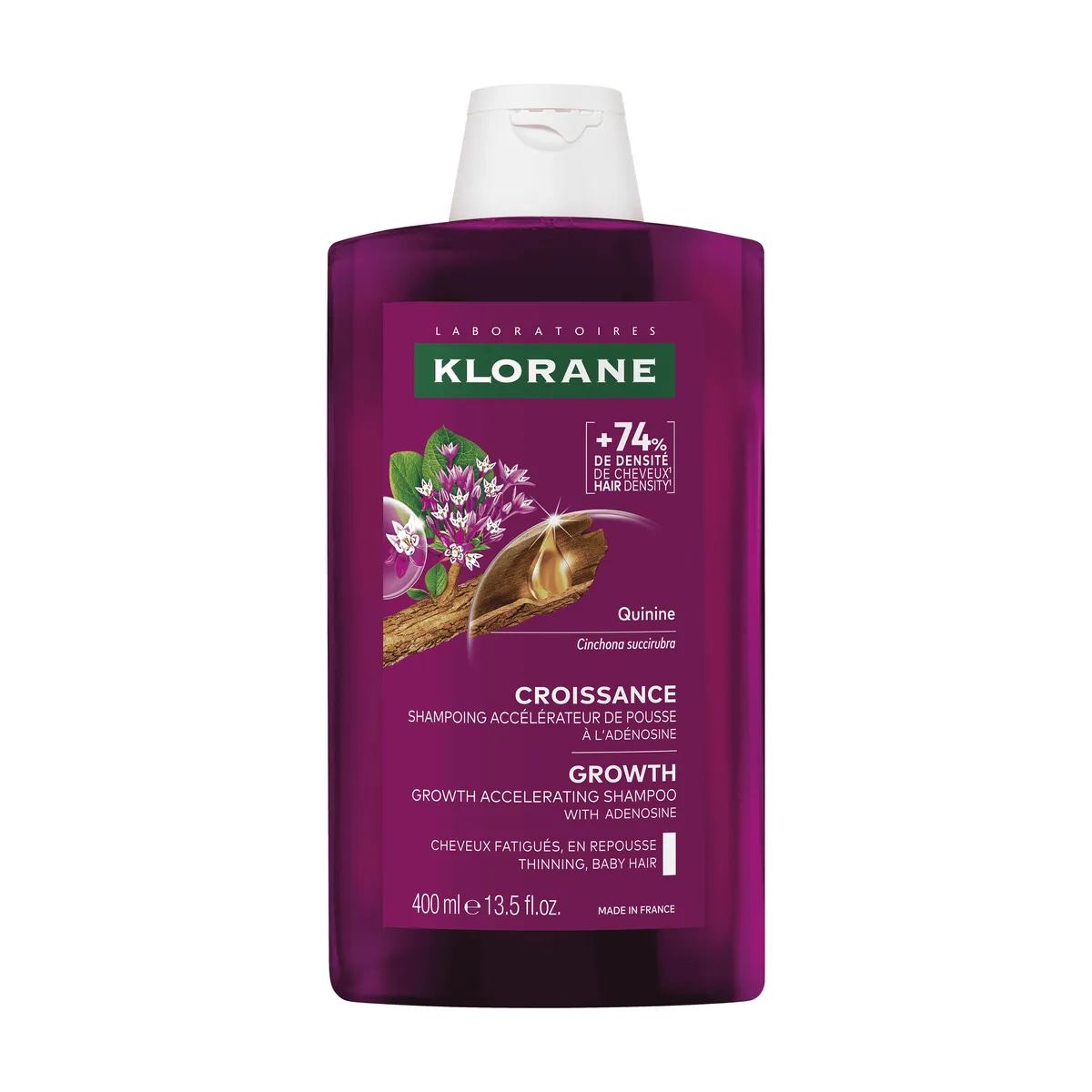 Klorane Quinine Croissance Shampooing 400ml