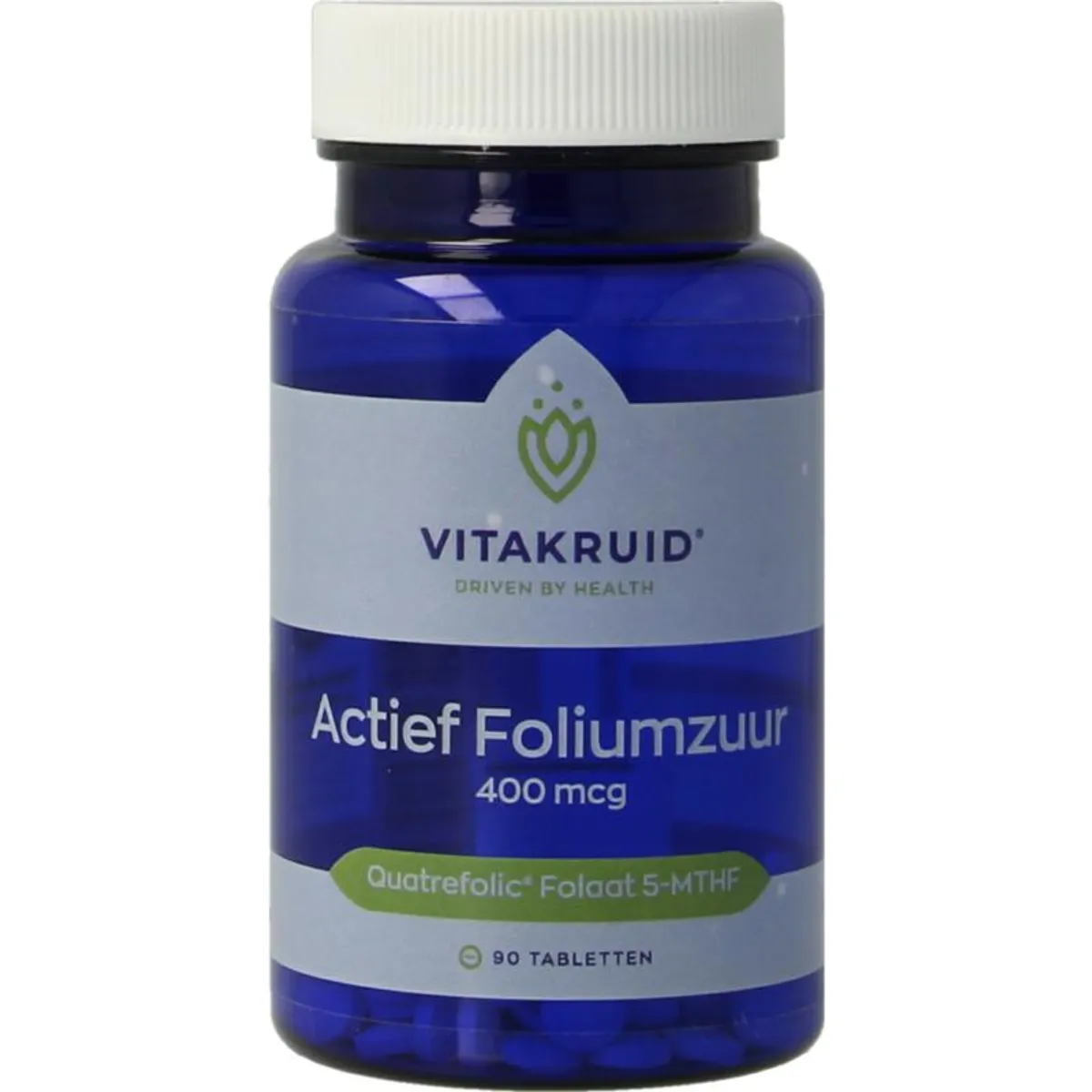 Vitakruid Actief Foliumzuur Quatrefolic 400 mcg 90 Tabletten