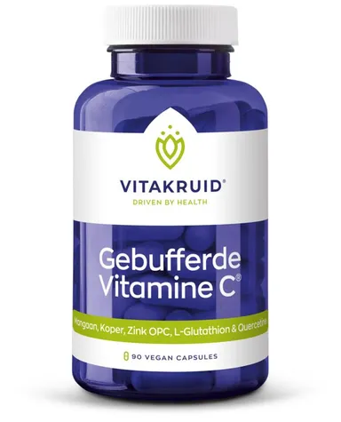 VITAKRUID GEBUFFERDE VITAMINE C MET OA ZINK OPC QUERCETINE 90 CAP
