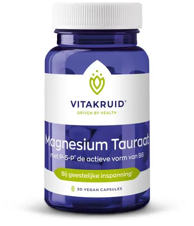 Vitakruid Magnesium Tauraat met P-5-P 30 Capsules
