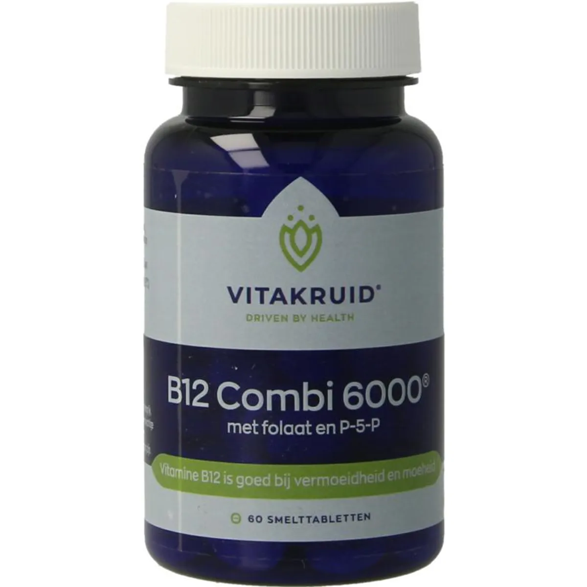 Vitakruid B12 Combi 6000 met Folaat en P-5-P 60 Tabletten