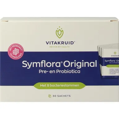 VITAKRUID SYMFLORA ORIGINAL PRE- EN PROBIOTICA 8 STAMMEN 30 ZAK