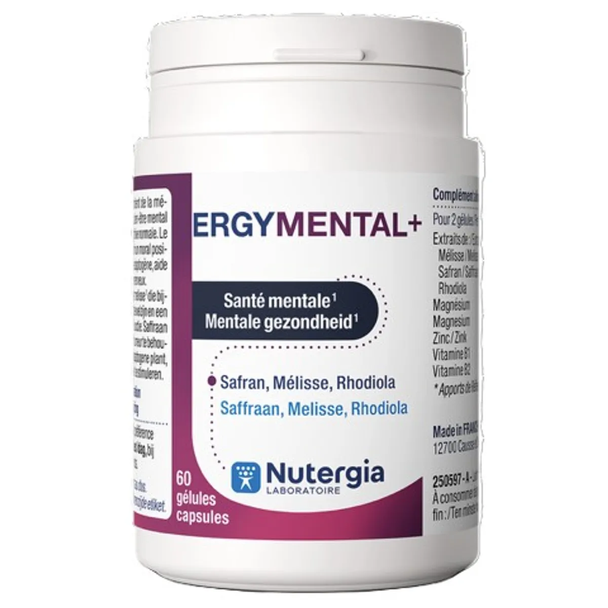 Ergymental+ 60 Gélules