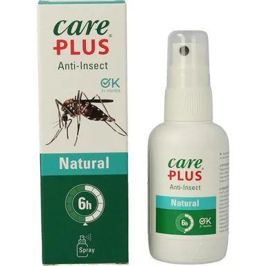 Care Plus Insectenwerende Spray 6U Natural 60 ml