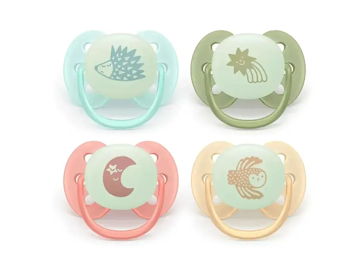 Philips Avent Fopspeen Soft +0M Night Mix Duopack