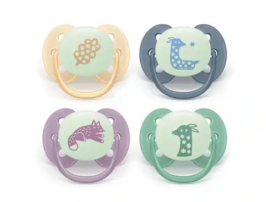 Philips Avent Fopspeen Soft +6M Night Mix Duopack