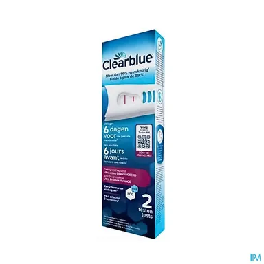 Clearblue Test De Grossesse Ultra Précoce Avancé 2 Tests