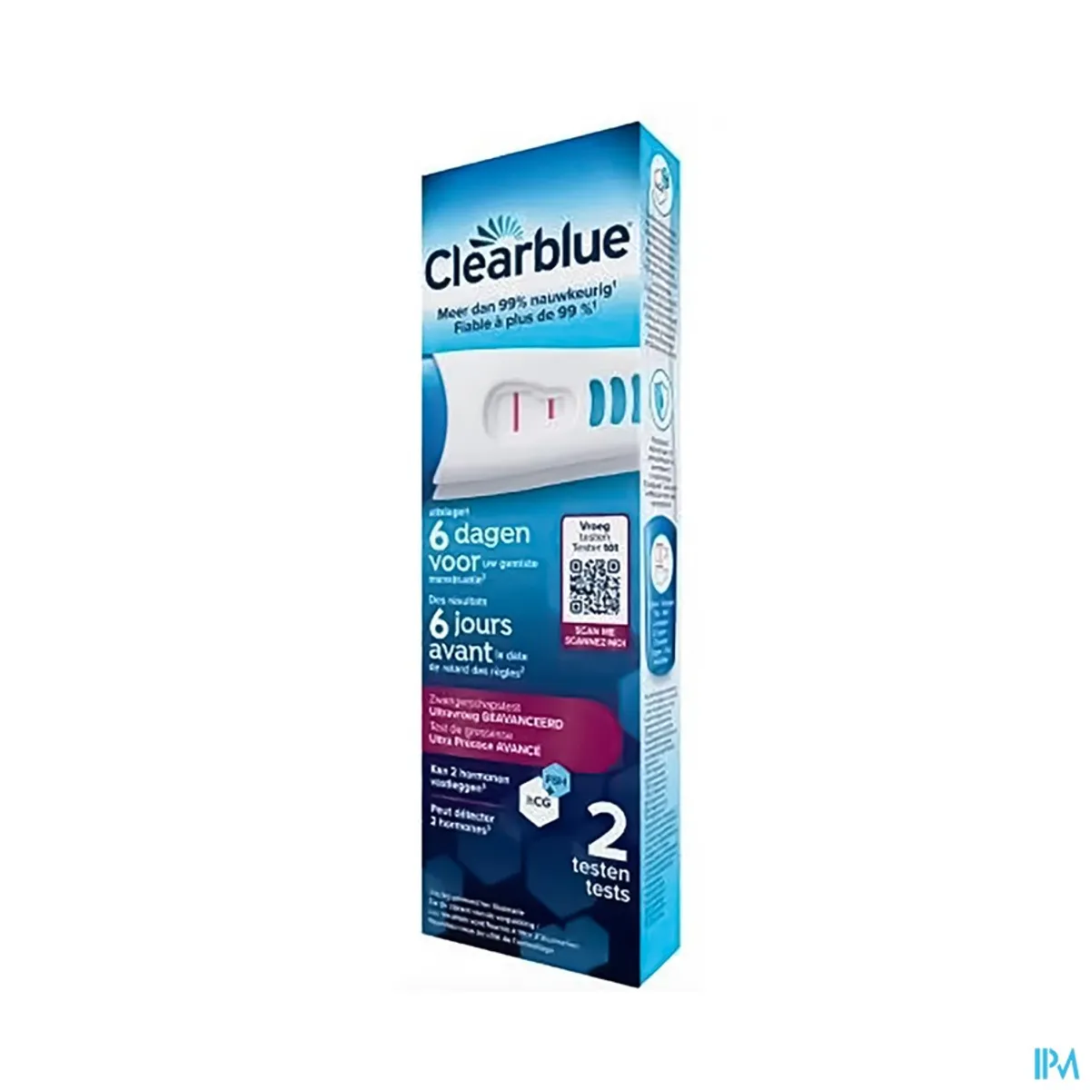 Clearblue Ultra Vroege Zwangerschapstest Geavanceerd 2 Tests