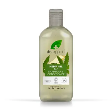 Dr. Organic 2-in-1 Shampoo met Hennepolie 265 ml