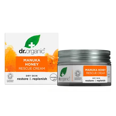 Dr. Organic Rescue Crème Manukahoning 50 ml