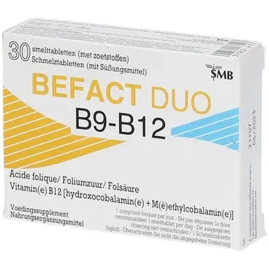 Befact Duo 30 Comprimés Fondants