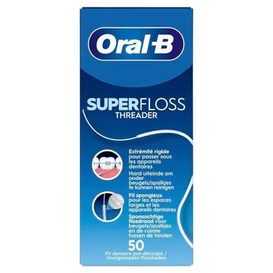 Oral-B Superfloss Flossdraad 50 Voorafgeknipte Stukjes