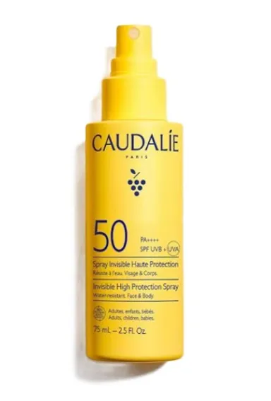 Caudalie Sun Onzichtbare Zonnenspray Hoge Bescherming SPF50 75 ml