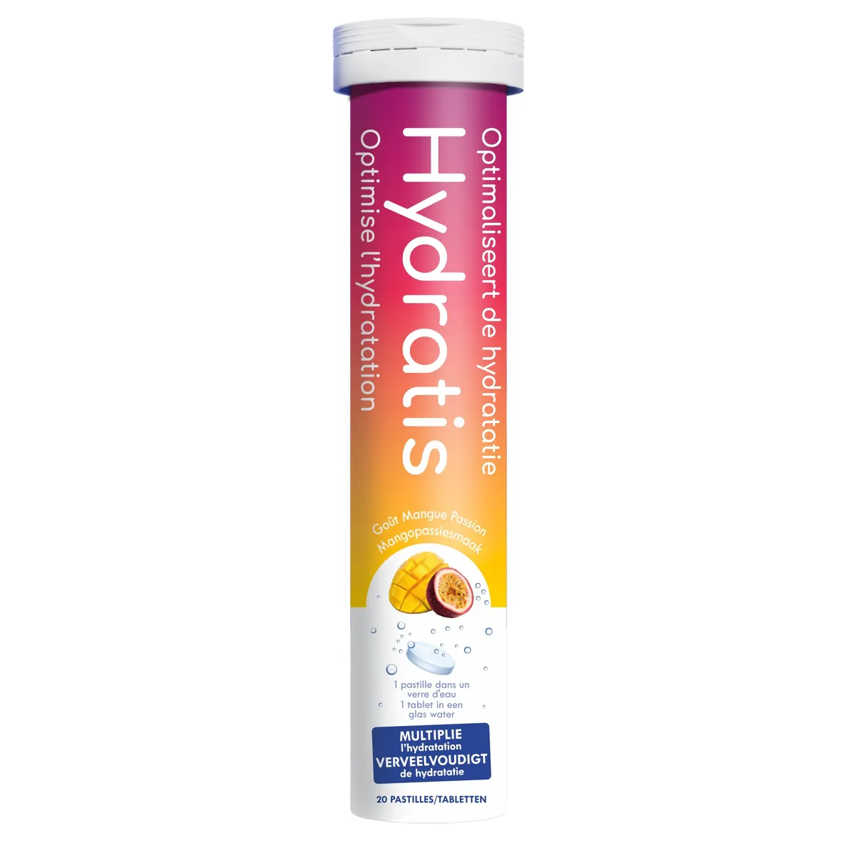 HYDRATIS MANGO PASSIEVRUCHT BRUISTABLET 20