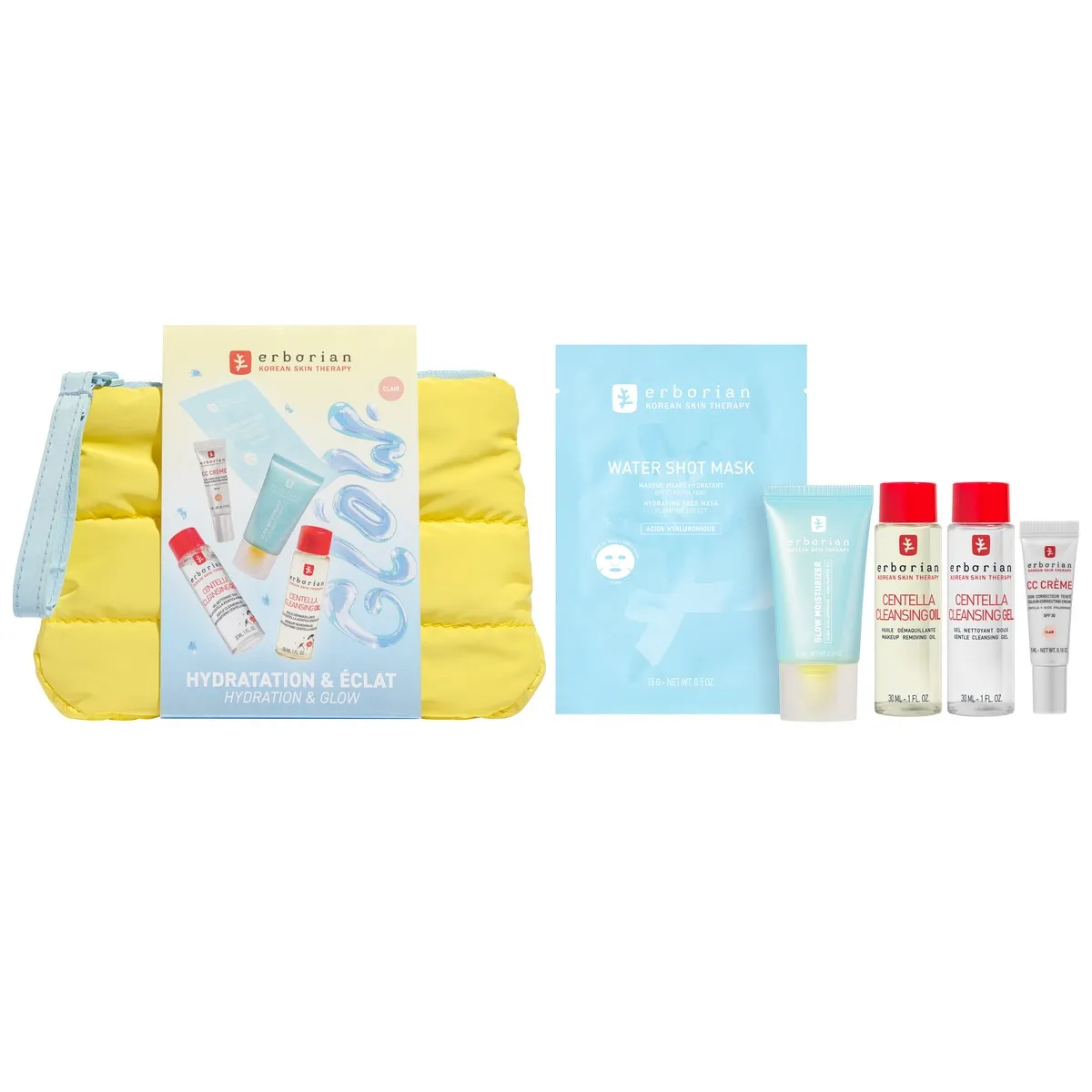 Erborian Reisset Pouch Hydra CC Clair 5 Produits