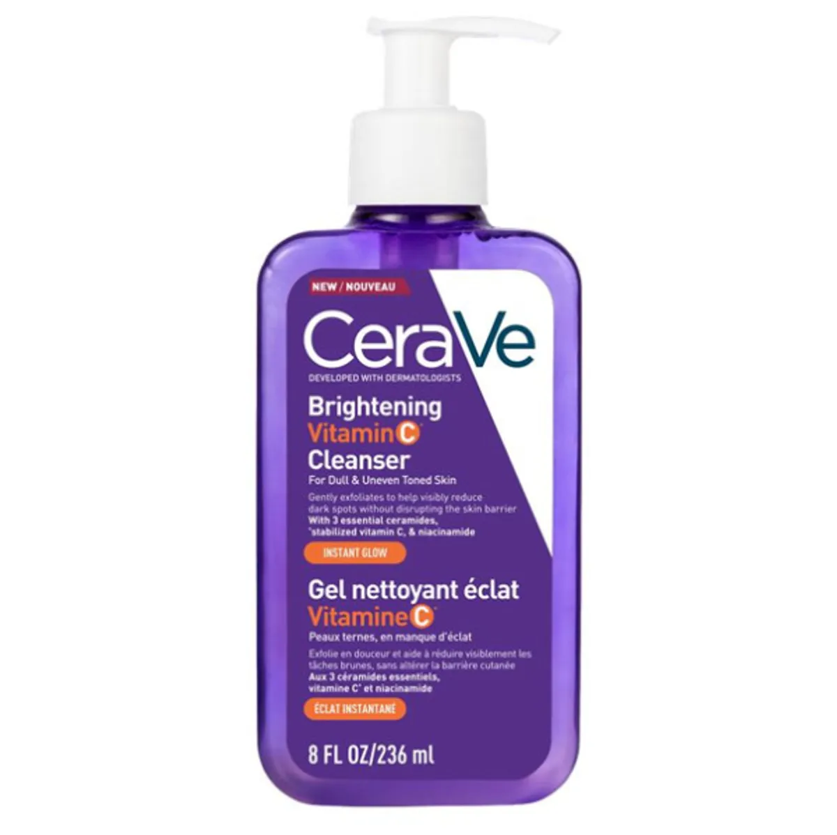 CERAVE BRIGHTENING VITAMIN C CLEANSER 236ML