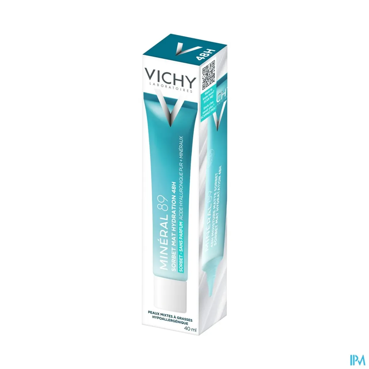 Vichy Minéral 89 Sorbet Mat Hydratation 48h 40ml