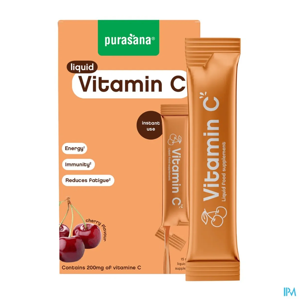 PURASANA VITAMIN C LIQUID GEL STICKS 15X10 ML