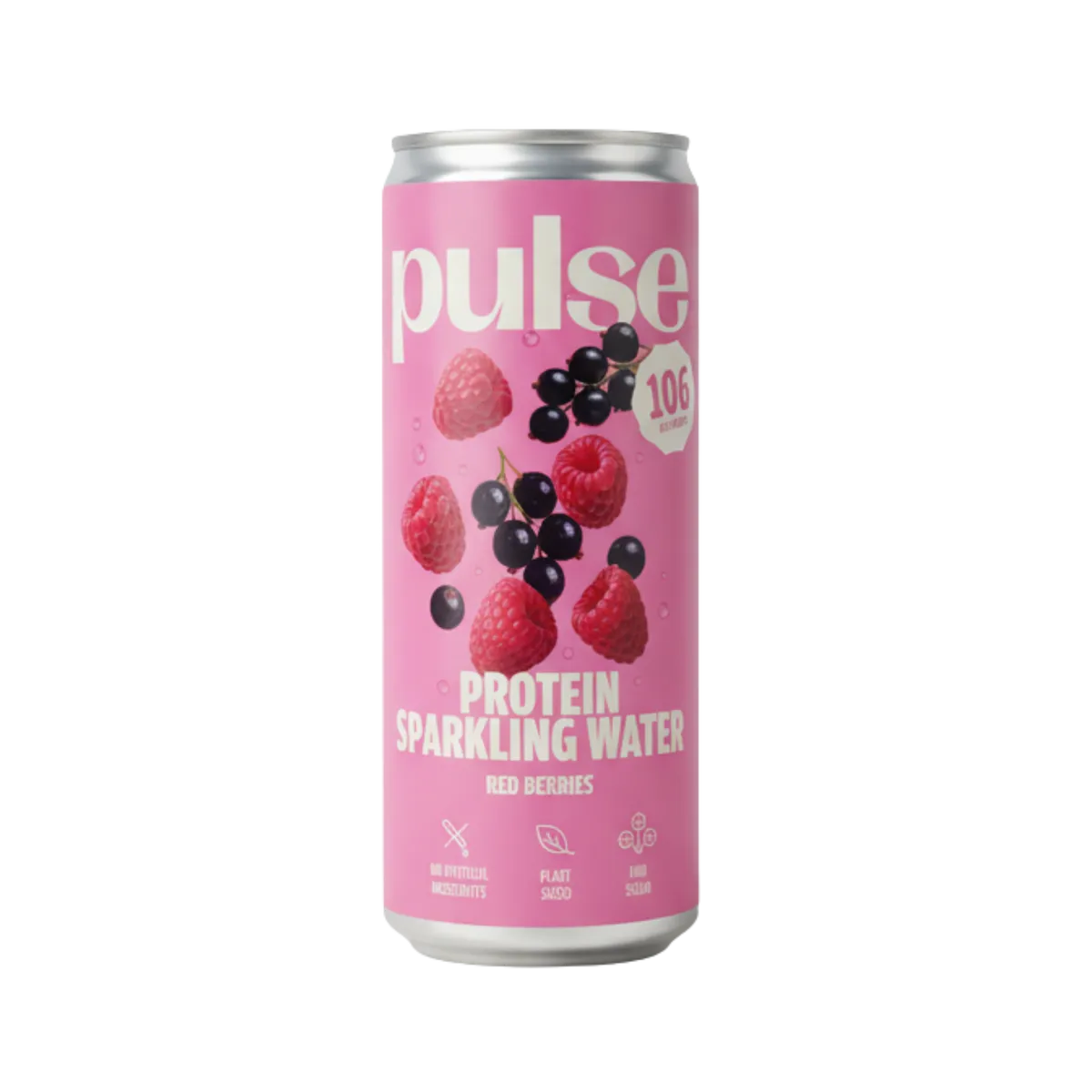 Pulse Protein Bruisend Proteïnewater Rode Vruchten330 ml