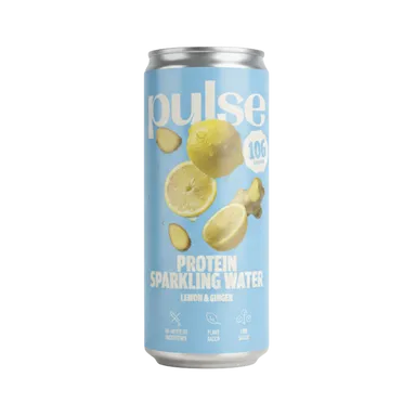 Pulse Protein Bruisend Proteïnewater Citroen Gember 330 ml