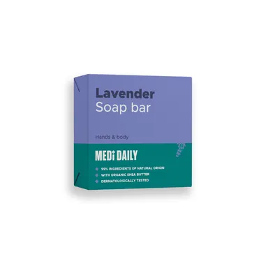 MEDI DAILY Vaste Zeep Lavendel 100 g
