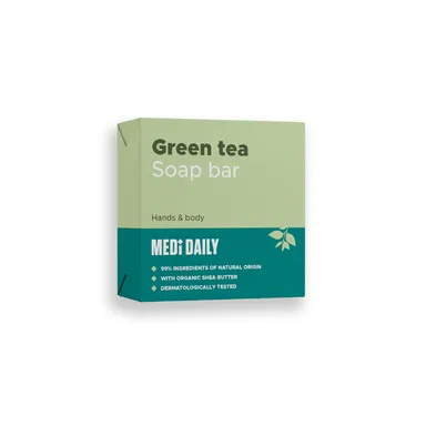 MEDI DAILY Savon Solide Thé Vert 100G