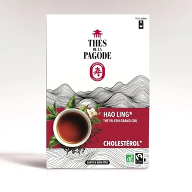Thés De La Pagode Hao Ling Cholestérol Bio 90 Infusettes