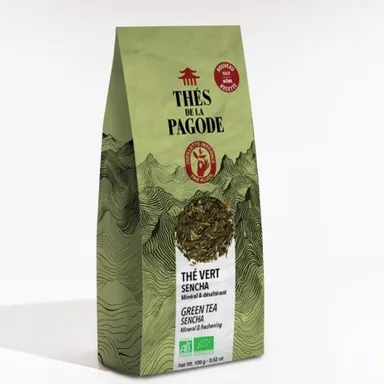 THES DE LA PAGODE GROENE SENCHA THEE UIT JAPAN 100GR