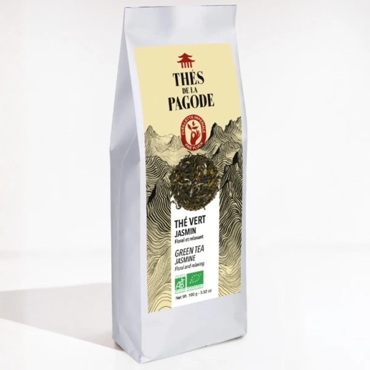 Thés De La Pagode Thé Vert Jasmin Bio 100g
