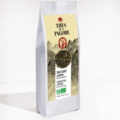 Thés De La Pagode Thé Vert Jasmin Bio 100g